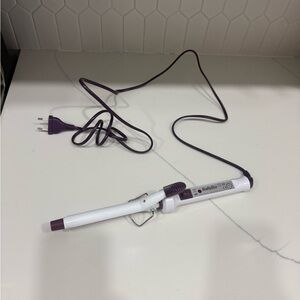 BaByliss Paris Curling Iron White & Purple Hair Curler